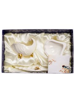 FM-34/ 3 Набор сахарница и молочник «Морская ракушка» (Pavone)