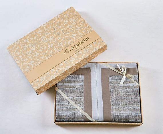 Постельное белье Asabella 2363 фланель, тенсел с хлопком