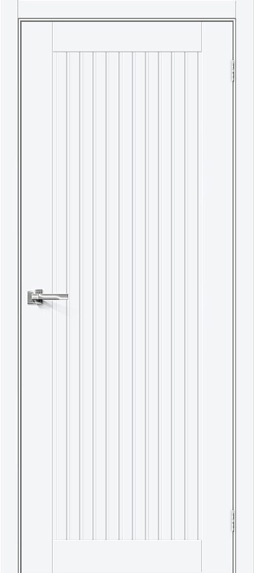 Межкомнатная дверь Браво-40 White Silk / Двери Браво