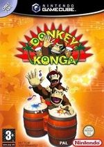 Игра Donkey Konga с барабанами (Gamecube PAL)