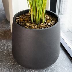 Кашпо Concretika Conus D40 H80 Nero