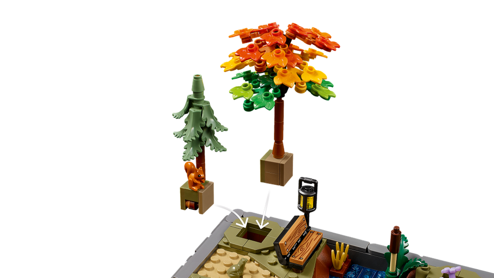 Конструктор Лего Айконс Осенний дачный сад | LEGO Icons Autumn Cottage Garden 1102 деталей (18+) 11372_УЦЕНКА