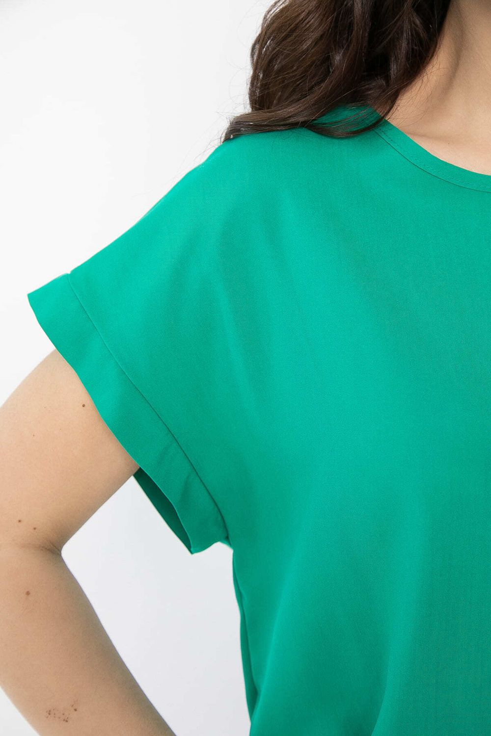 Блуза Леонора (зеленая) Б13600-25М LT Collection