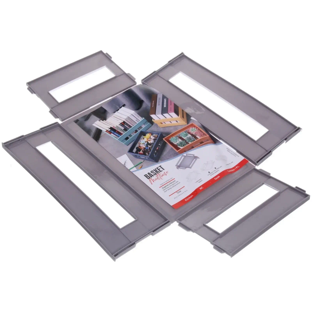 Ящик - органайзер универсальный для хранения складной «ДЭСПО», цвет серый, 30*20*11.5см