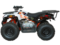 Квадрицикл KAYO AU180 (белый пластик 2024 г.) (ПТС)