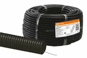 Труба гофрированная ПВХ d 25 с зондом (75 м) легкая SQ0401-0003