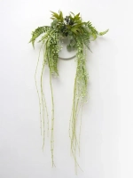 Искусственное растение в кашпо "Папоротники"