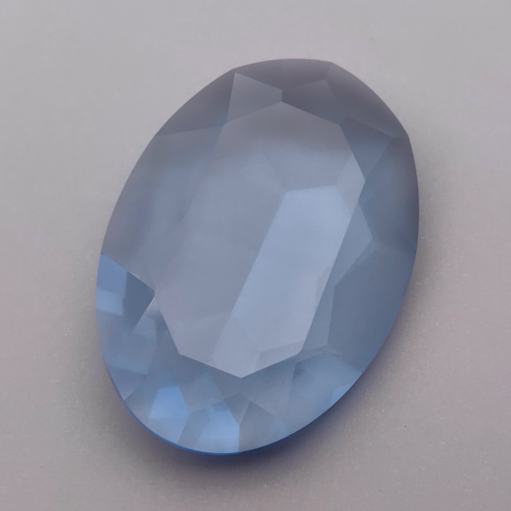 Овал К9, Light Sapphire Unfoiled