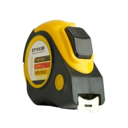 Рулетка, 10 м х 25 мм, прорезиненное покрытие, II класс точности, автостоп Stekker MTS-710-R 50204
