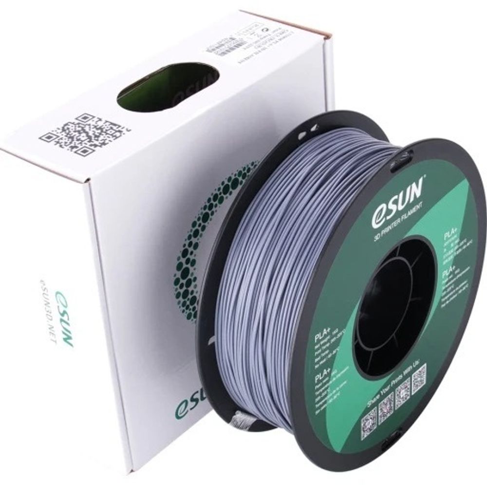 Пластик для 3D-печати ESUN PLA+175H1 серый
