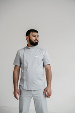 Рубашка со смещенной застёжкой