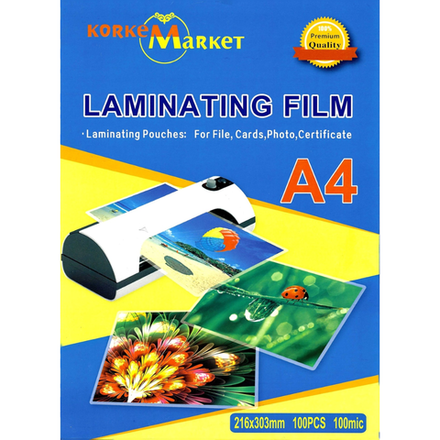 Пленка для ламинирования Korke Market A4