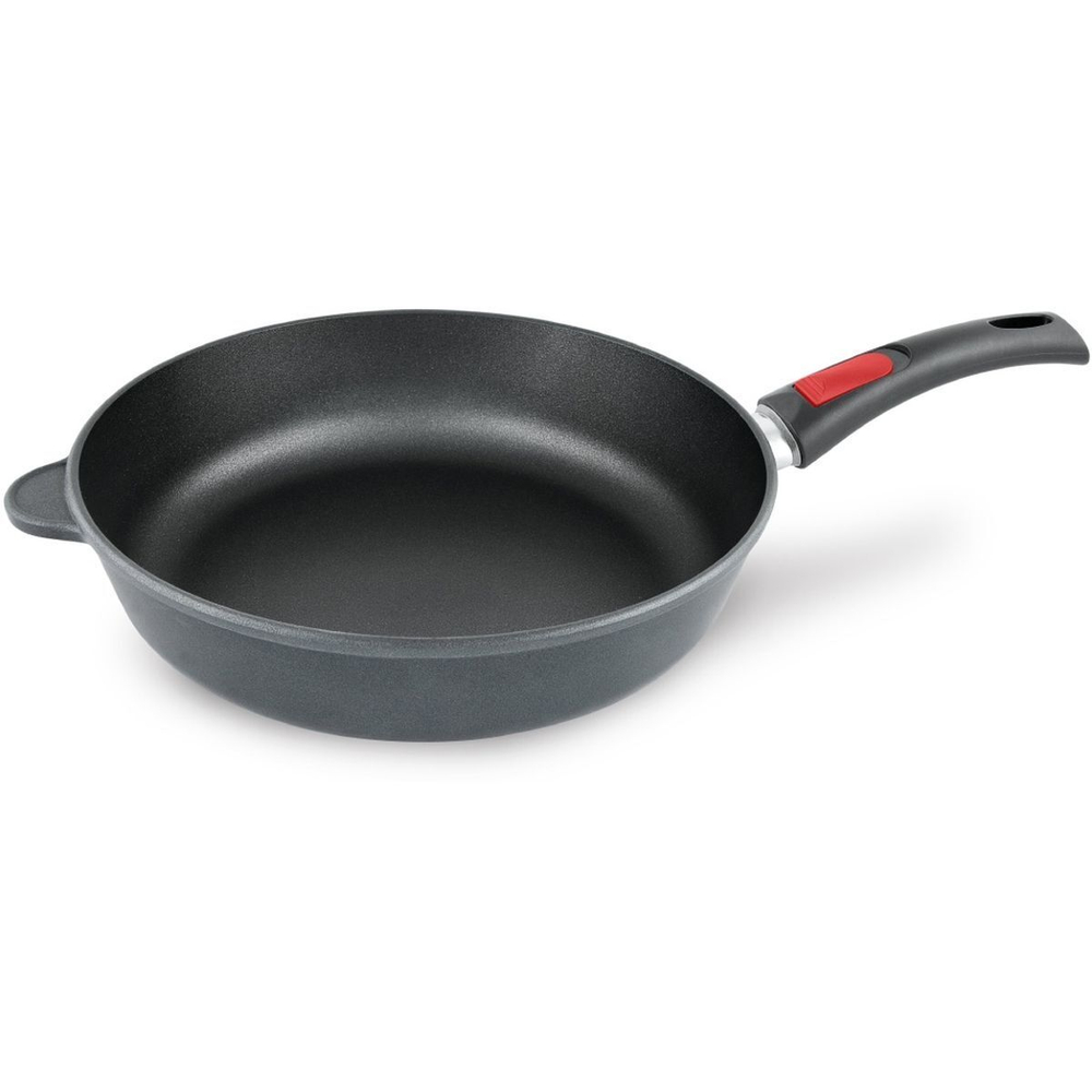 Сковорода алюминий, 26 см, антипригарное покрытие, Нева Металл Посуда, Домашняя, 7426, съемная ручка