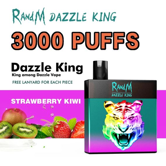 RANDM Dazzle King - Strawberry Kiwi (Kiwi Berry) (3000)