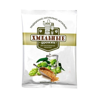 Спиртовые дрожжи "Хмельные", 100 г