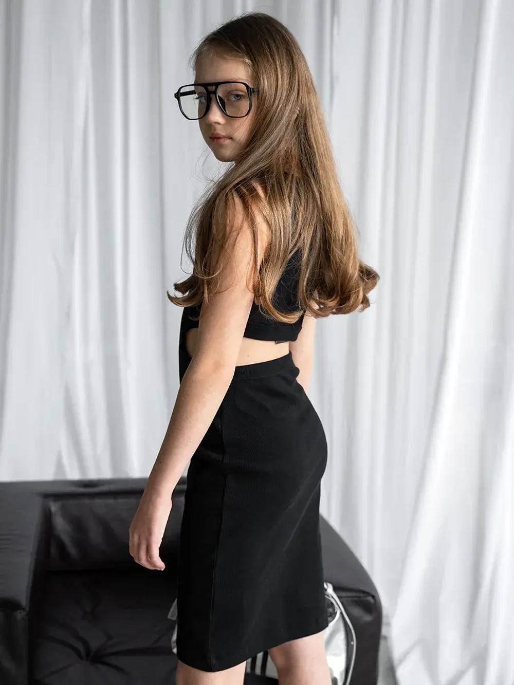 Платье для девочки летнее с вырезом