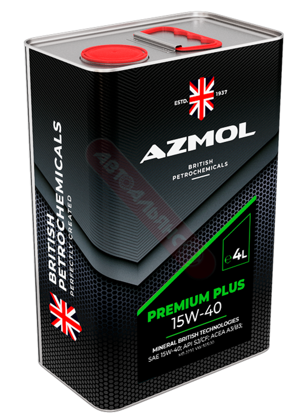 AZMOL Premium Plus 15W40 SJ/CF 4л. мин. (4)