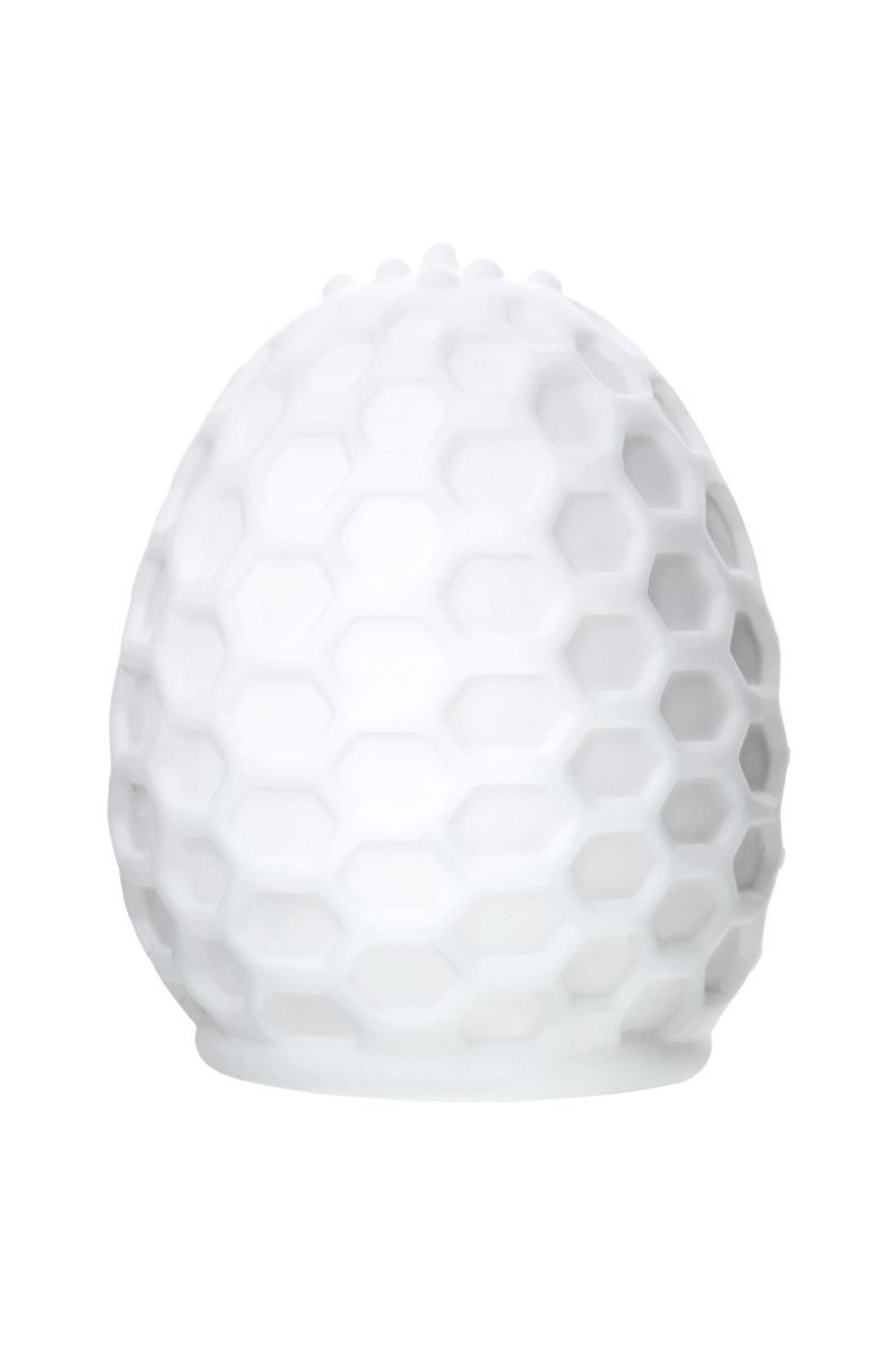 Белый рельефный мастурбатор Pufl