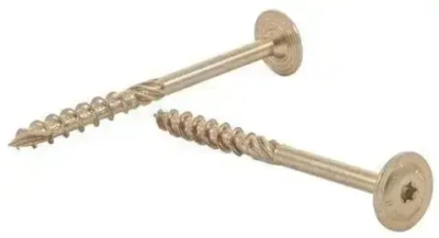 Саморез конструкционный по дереву с прессшайбой 8х100 1кг