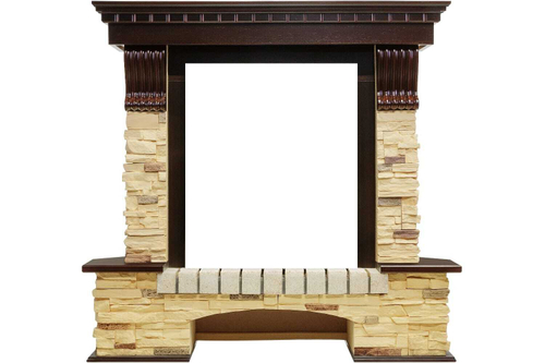 Портал Dimplex Pierre Luxe угловой - Темный дуб / Сланец (Высота 1005мм)