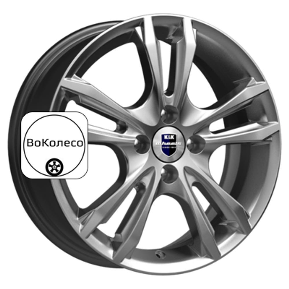6x16/4x100 ET37 D60,1 Samara-оригинал (КС866) Дарк платинум K&K