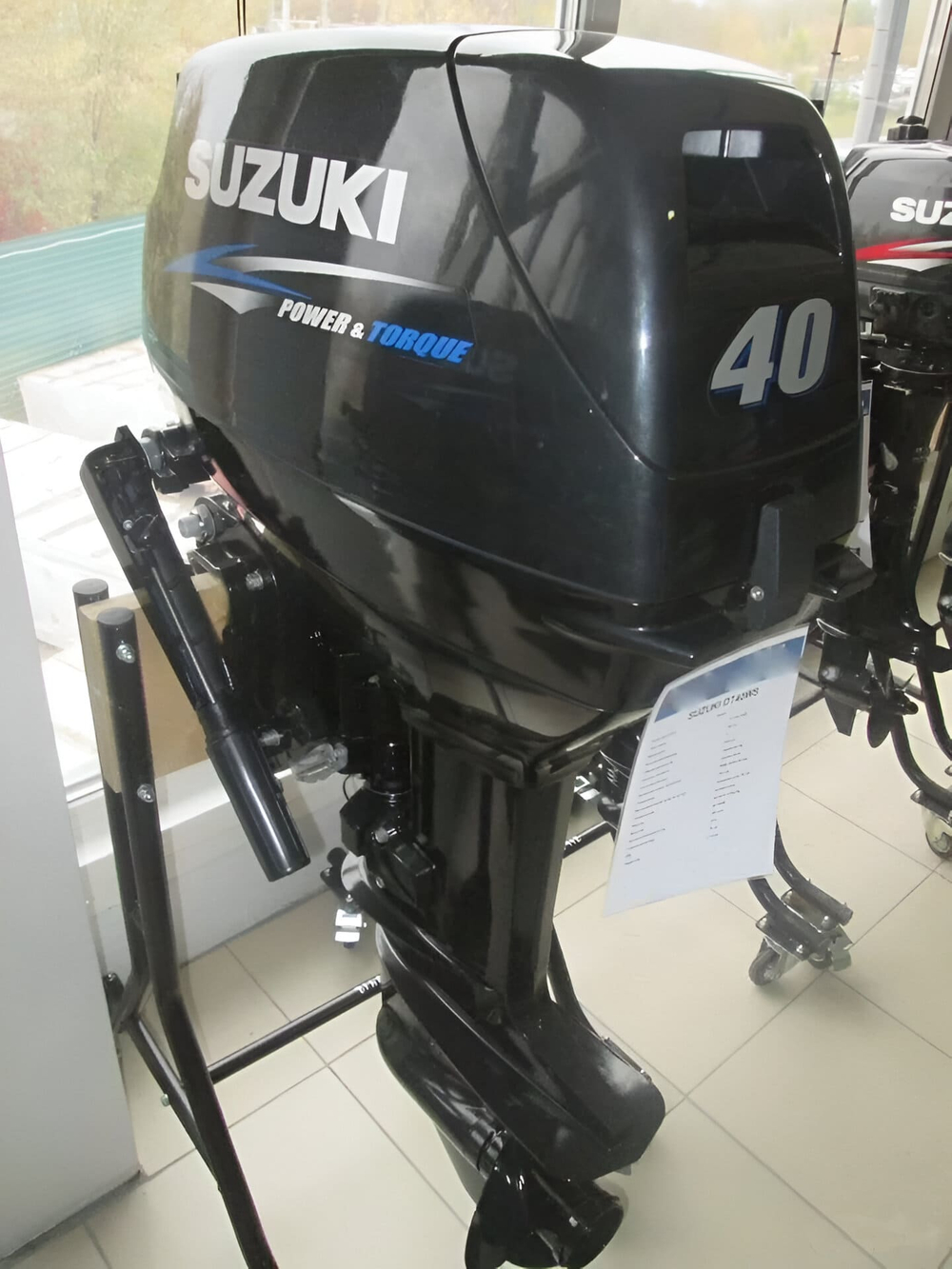 2х-тактный лодочный мотор SUZUKI DT40WS Б/У