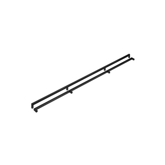 Дверная ручка-скоба Profil Doors Incontro 20x20 чёрная матовая для замка AGB TOUCH