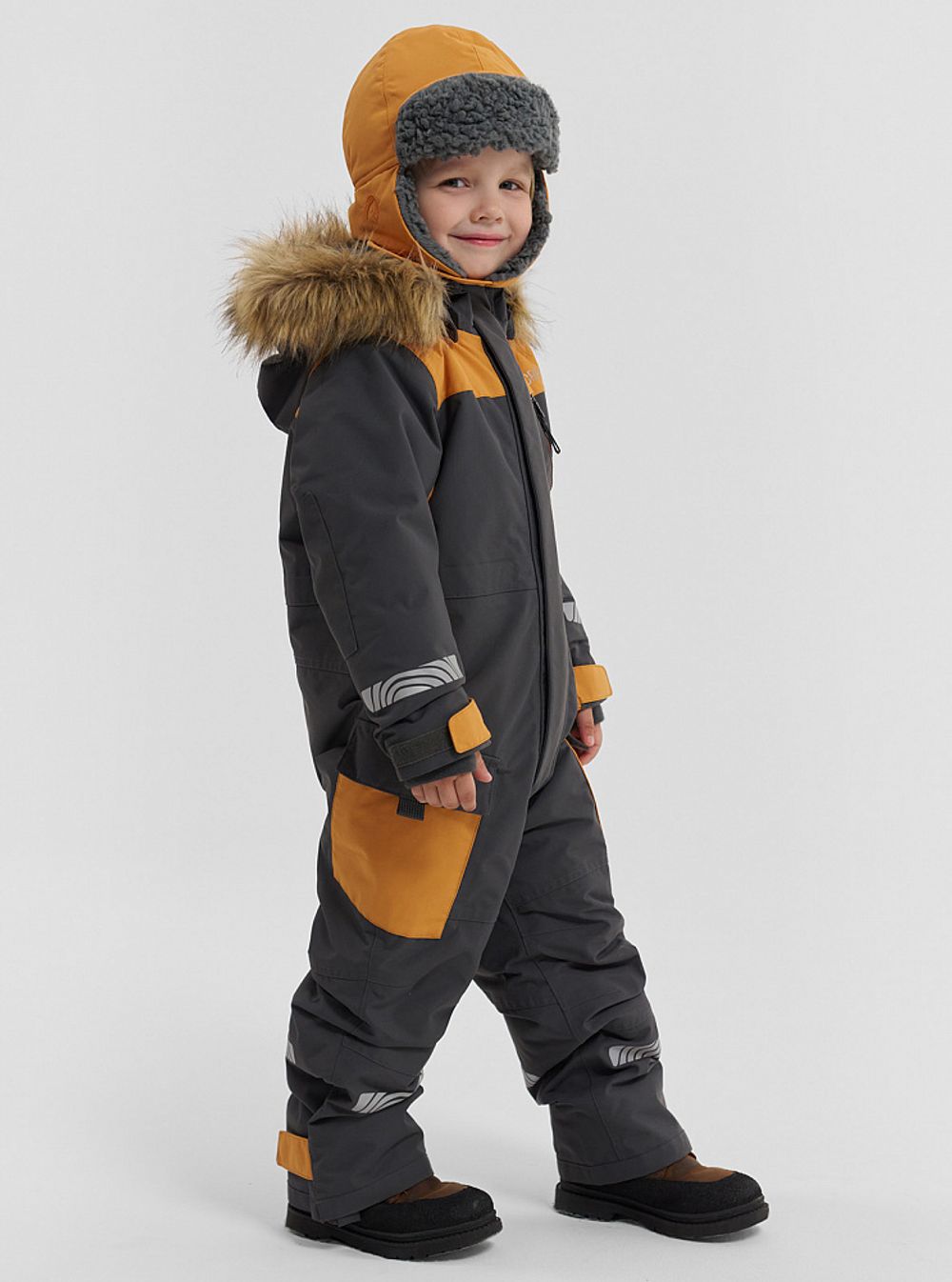 Комбинезон детский SINARA NORPPA серый гравий
