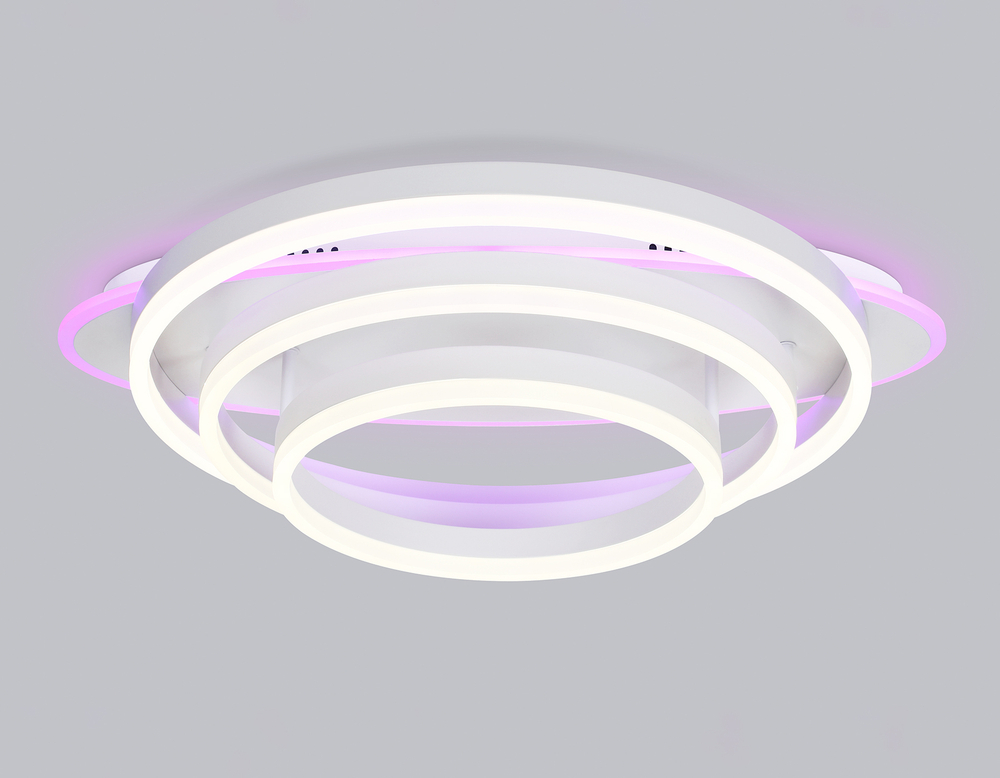 Светильник светодиодный потолочный с пультом FA8522 WH белый 146W 3000K-6400K 560*500*150 (ПДУ РАДИО 2.4G)