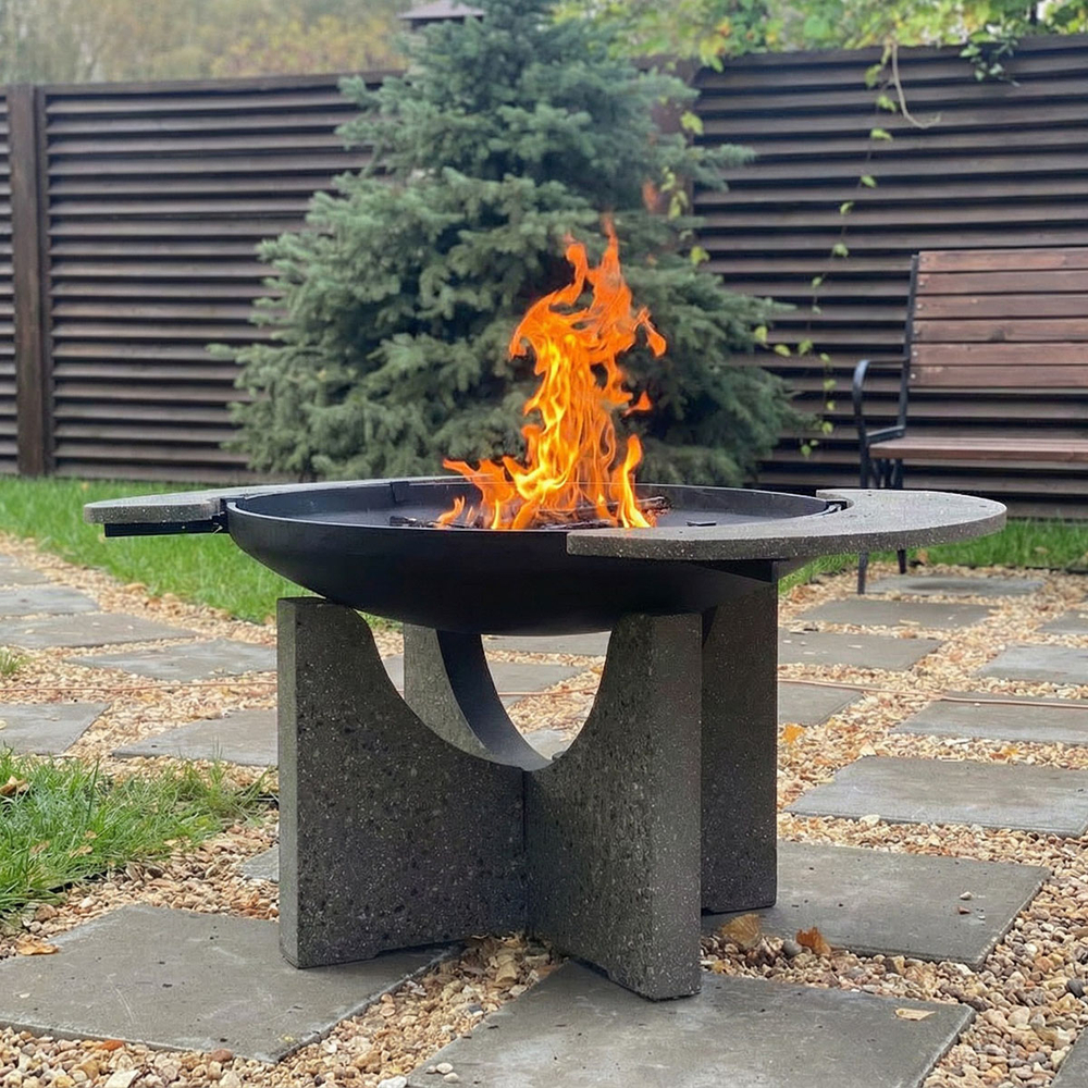 Чугунная костровая чаша CONCRETIKA S80