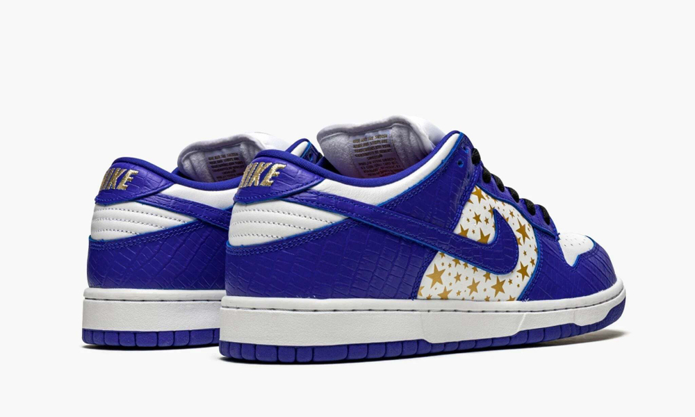 Nike Dunk SB Low "Supreme - Stars - Hyper Blue"