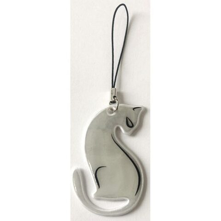 Брелок светоотражающий ПВХ " Cat" фигурный