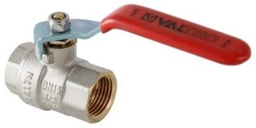 Кран шаровой Valtec Base 1/2" ВР/ВР ручка-рычаг (арт. VT.214.N.04)