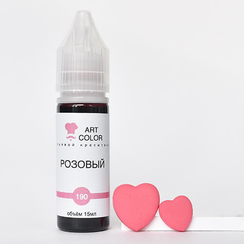 Гелевый краситель Розовый Art Color 15г