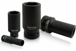 Головка ударная удлиненная 17 мм, 1/2"DR TOPTUL KABE1617