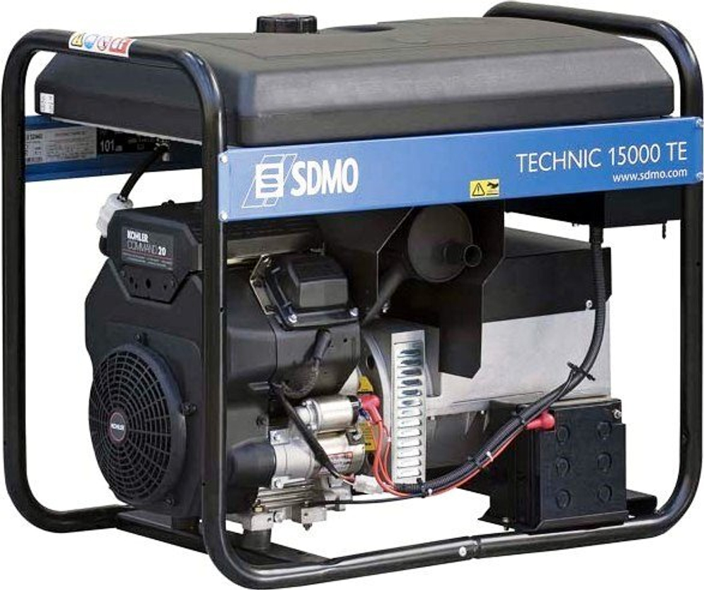 Бензиновый генератор SDMO TECHNIC 15000 TE AVR C в контейнере — Фото №2 