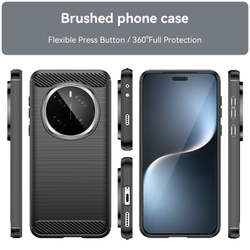 Чехол с дизайном в стиле карбон на Honor Magic 7 Pro, мягкий отклик кнопок, серия Carbon от Caseport