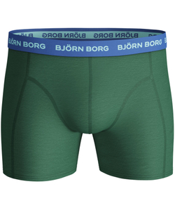 Мужские спортивные боксеры Björn Borg Shorts Sammy Seasonal Solid 5P - frosty spruce