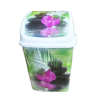 Ведро для мусора "Камелия", №3 18 л ОРХИДЕЯ бел РП-1013