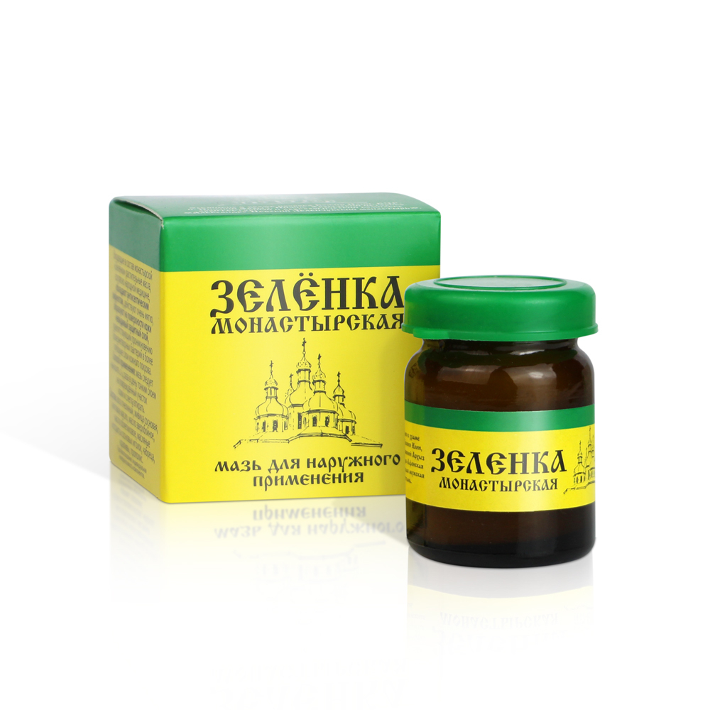 Зеленка монастырская. Архыз. Стекло 10 мл.