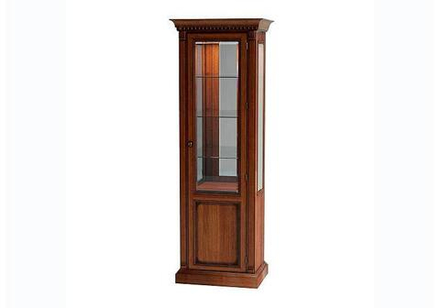 FLORENCE Витрина 1ств. со стекл. бок. с зеркалом и подсветкой (правая) Арт. 540