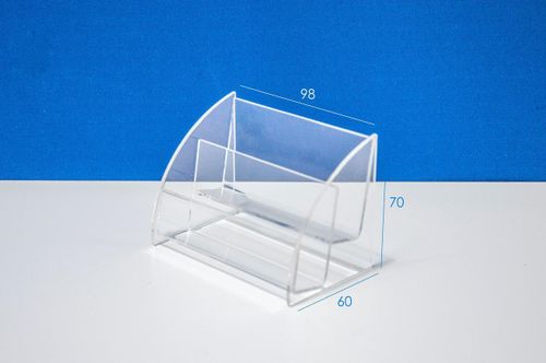 Подставка под визитки 2-х ярусная ПВ1 2 ос-к