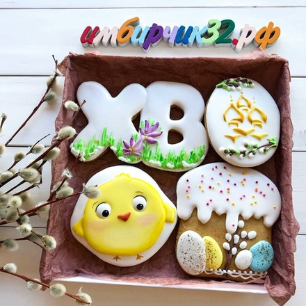 Имбирные пряники Пасха