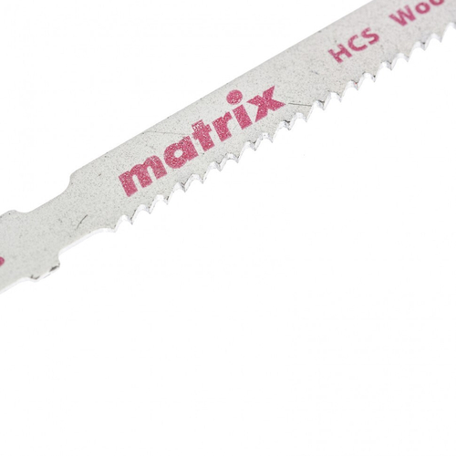 Полотна для электро лобзика по дереву, 3 шт, T119BO, 50 x 2 мм, HCS, фигур. рез Matrix, 78227