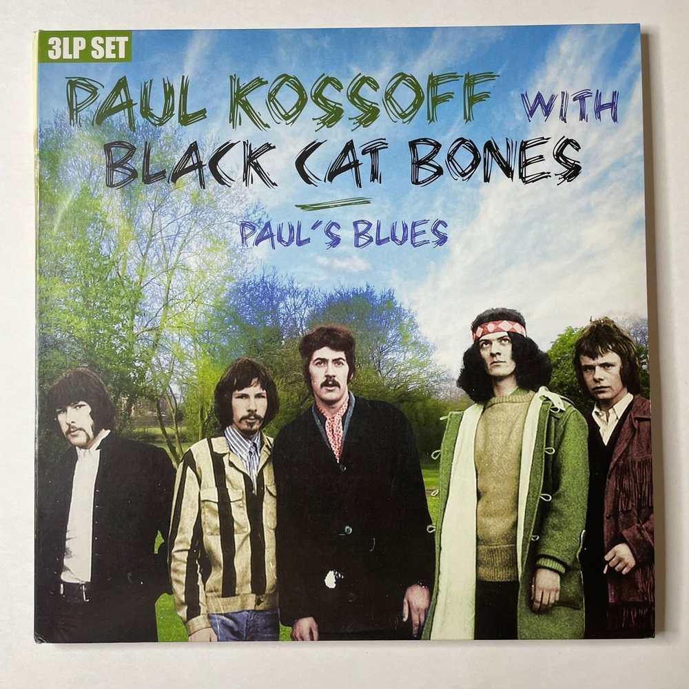 Винтажная виниловая пластинка LP Paul Kossoff With Black Cat Bones Pauls Blues (UK 2008)