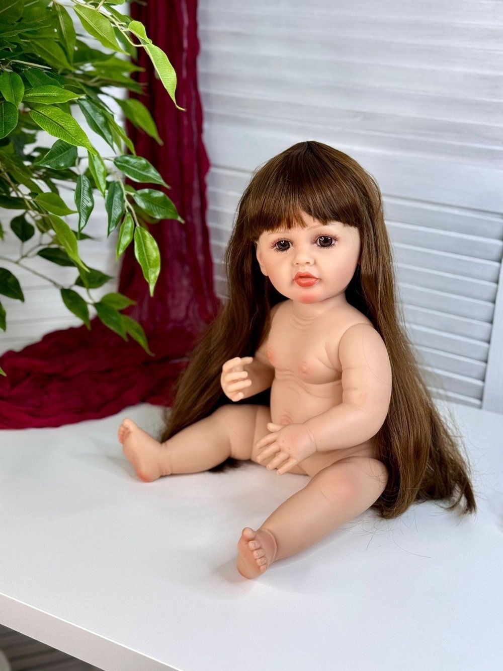 Кукла Реборн виниловая 55см (XZ-009)