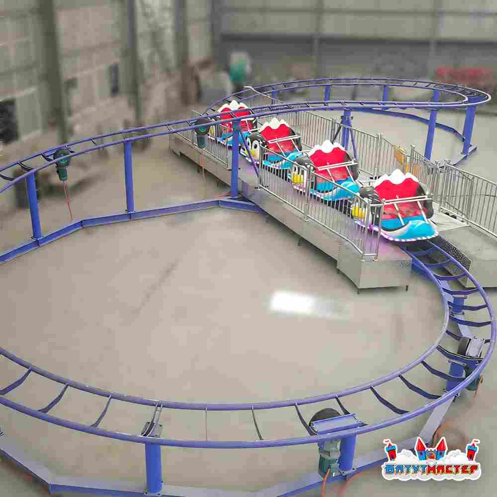 Детский аттракцион горка «Небоскрёб», 4 кабины 8 мест, 23×20×3,5 м