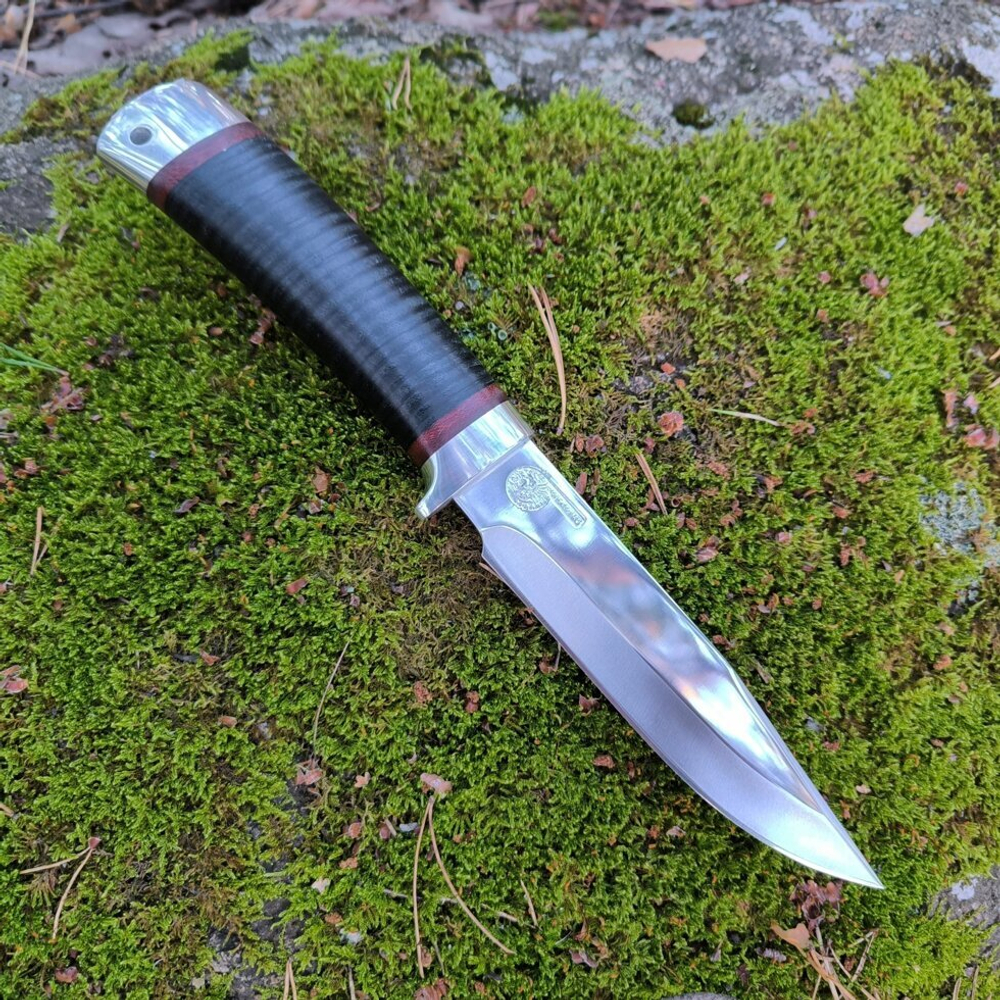 Нож НС-61 Иремель, алюминиевые вставки (Златоуст)