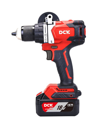 Дрель-шуруповерт аккум бесщеточная DCK KDJZ06-13, 18В, 2*4А/ч, 120Нм кейс