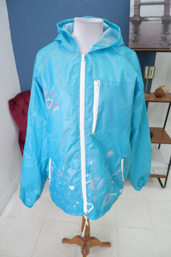 Куртка-дождевик с принтом "Волонтеры Москвы" 52 размер